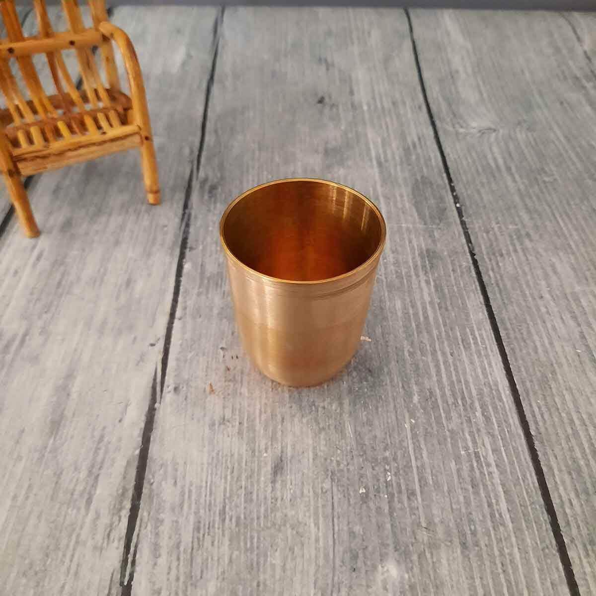 Handcrafted Kansa Bronze Baby Glass