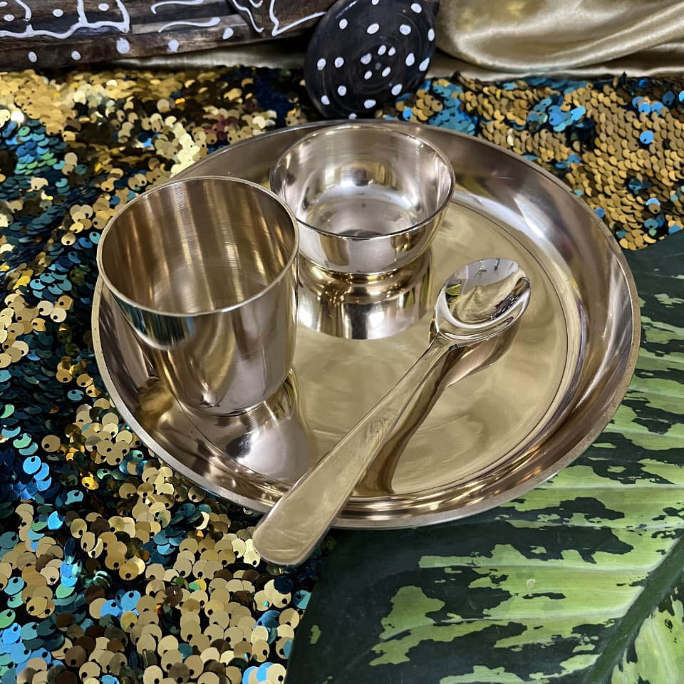 SAMA Homes - bronze kansa baby set