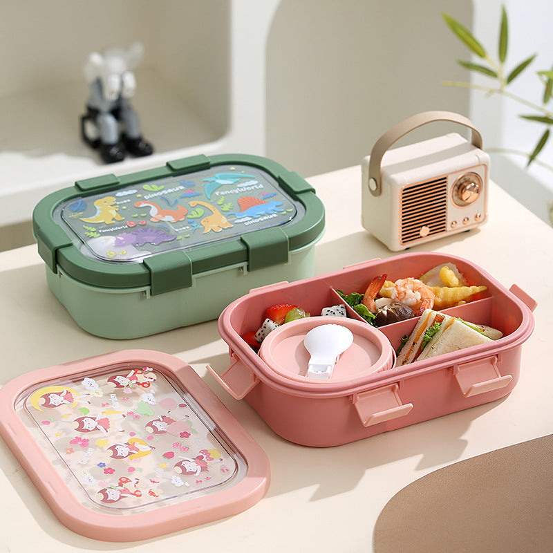 Cartoon Compartment Heating Lunch Box