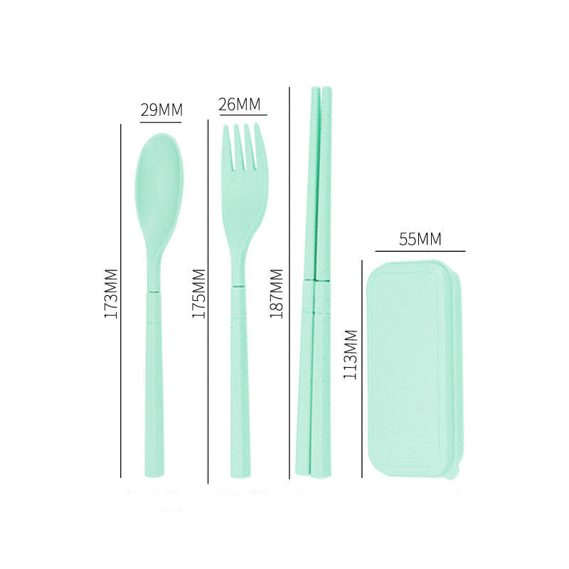 Cutlery Knife Fork Spoon Chopsticks Set Storage Box Five Piece Set
