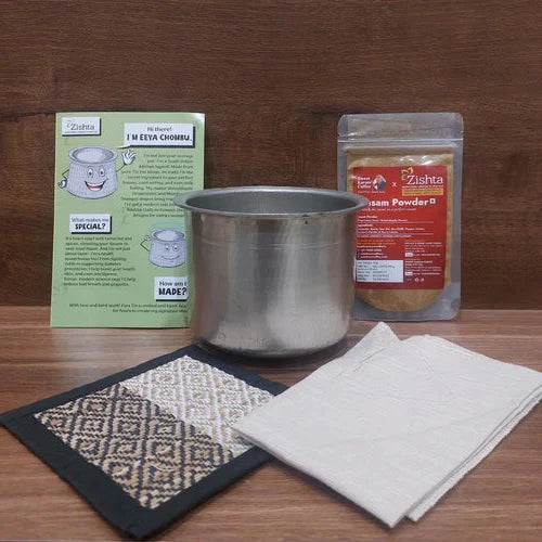 Eeya chombu (Tin vessel) - Adukku Shape