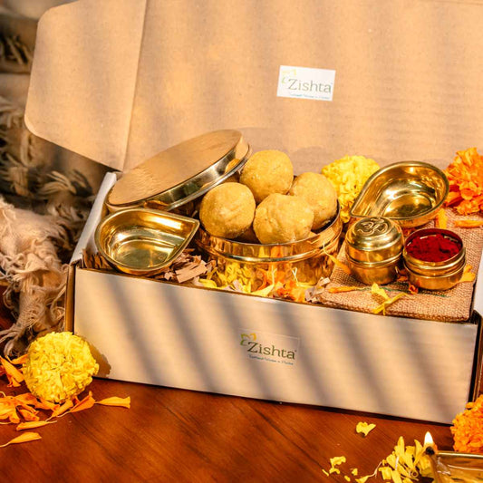 Mithai Diya set | A sweet festival gifting set (New)