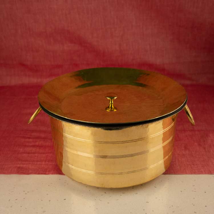 sama homes set of 3 brass patilas milk topias 1l 3l 5l