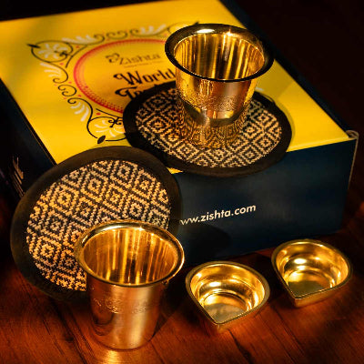 Prakriti Swarna Deepam Set | A tasteful gift for Important Occasions