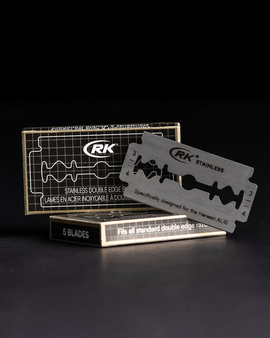 Premium double-edged razor blades compatible with Henson Razors