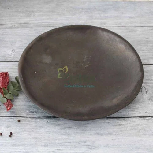 Serving-Dining Plate: Manipur Black Pottery