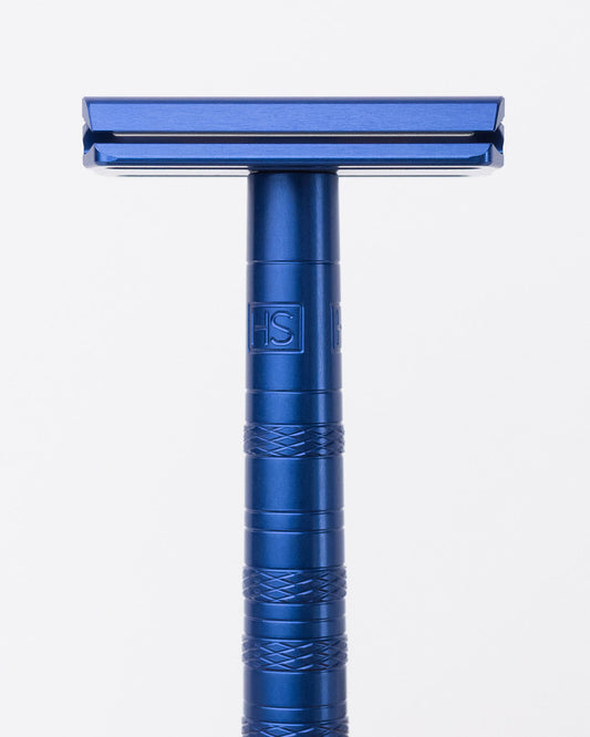 Henson AL13-M Razor Steel Blue – Premium Wet Shaving Razor | Samahomes.ca