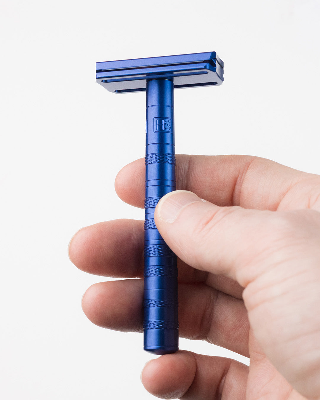 Henson AL13-M Razor Steel Blue – Premium Wet Shaving Razor | Samahomes.ca