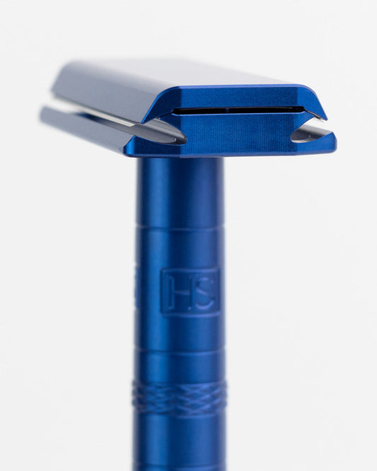 Henson AL13-M Razor Steel Blue – Premium Wet Shaving Razor | Samahomes.ca