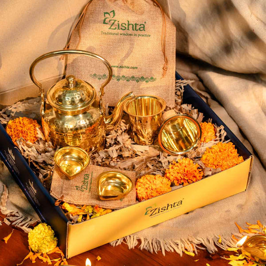 Swarna Chai Deepam Set | A perfect gift for All Occasions