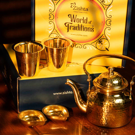 Swarna Chai Deepam Set | A perfect gift for All Occasions