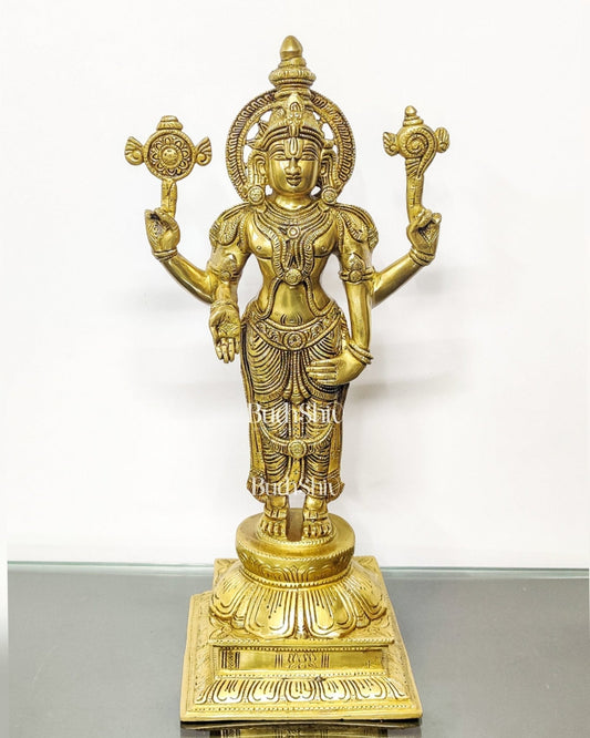 Sama Homes-tirupati balaji statue in superfine brass 18