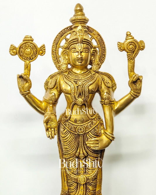 Sama Homes-tirupati balaji statue in superfine brass 18