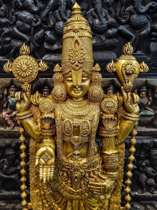 Sama Homes-tirupati balaji venkateshwar brass statue idol 47 inches 3