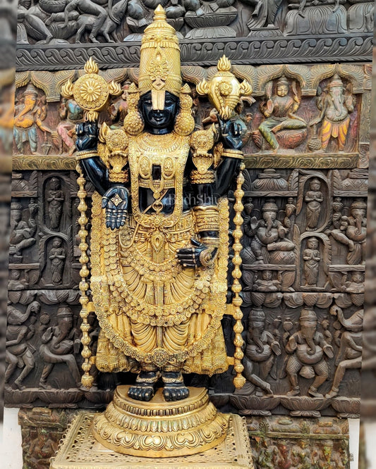 Sama Homes-tirupati balaji venkateshwar brass statue idol 47 inches