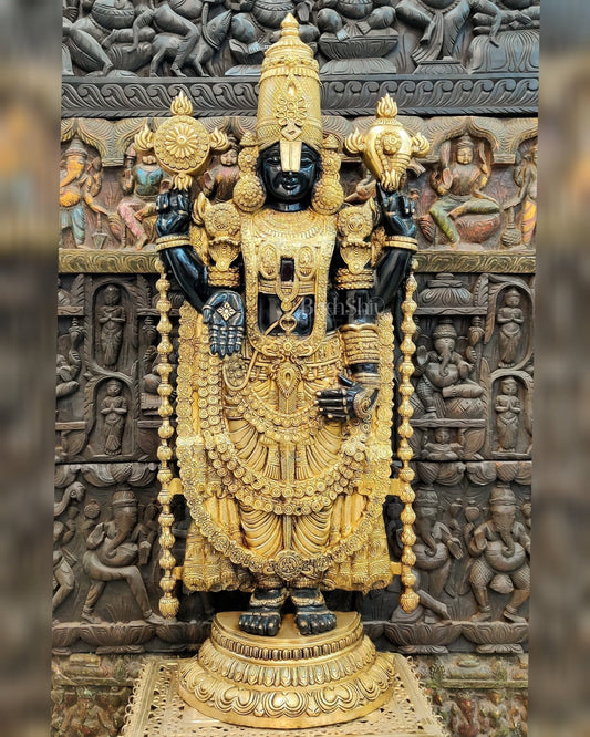 Sama Homes-tirupati balaji venkateshwar brass statue idol 47 inches