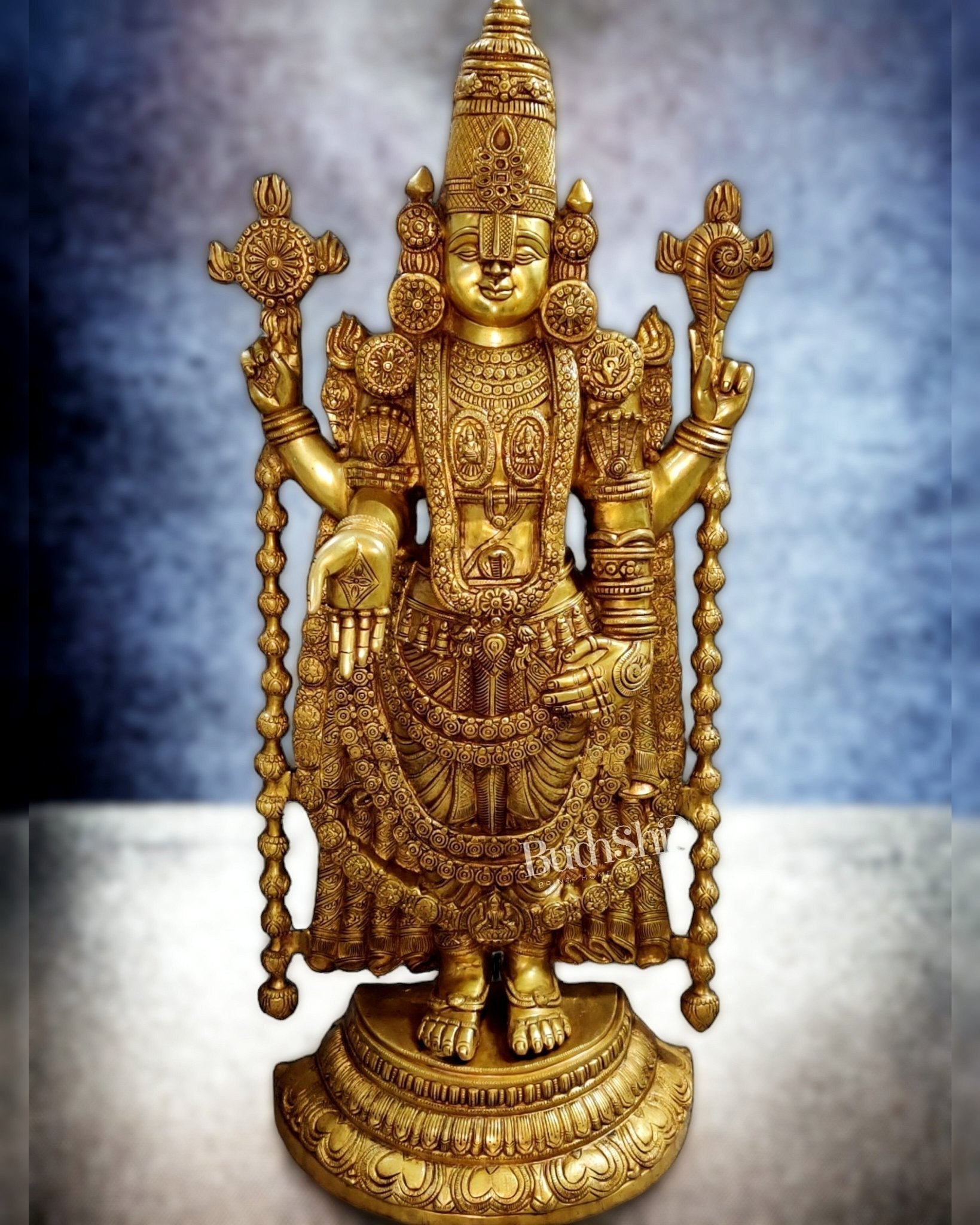 Sama Homes-tirupati balaji venkateshwar brass statue idol 40 inches