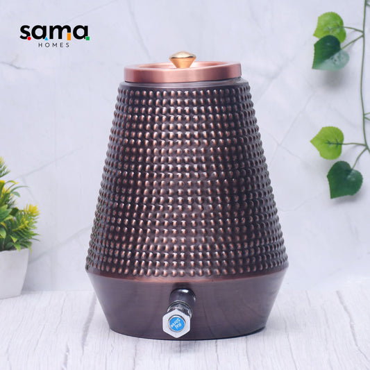 SAMA Homes - pure copper conical antique bubble designed capacity 5000 ml