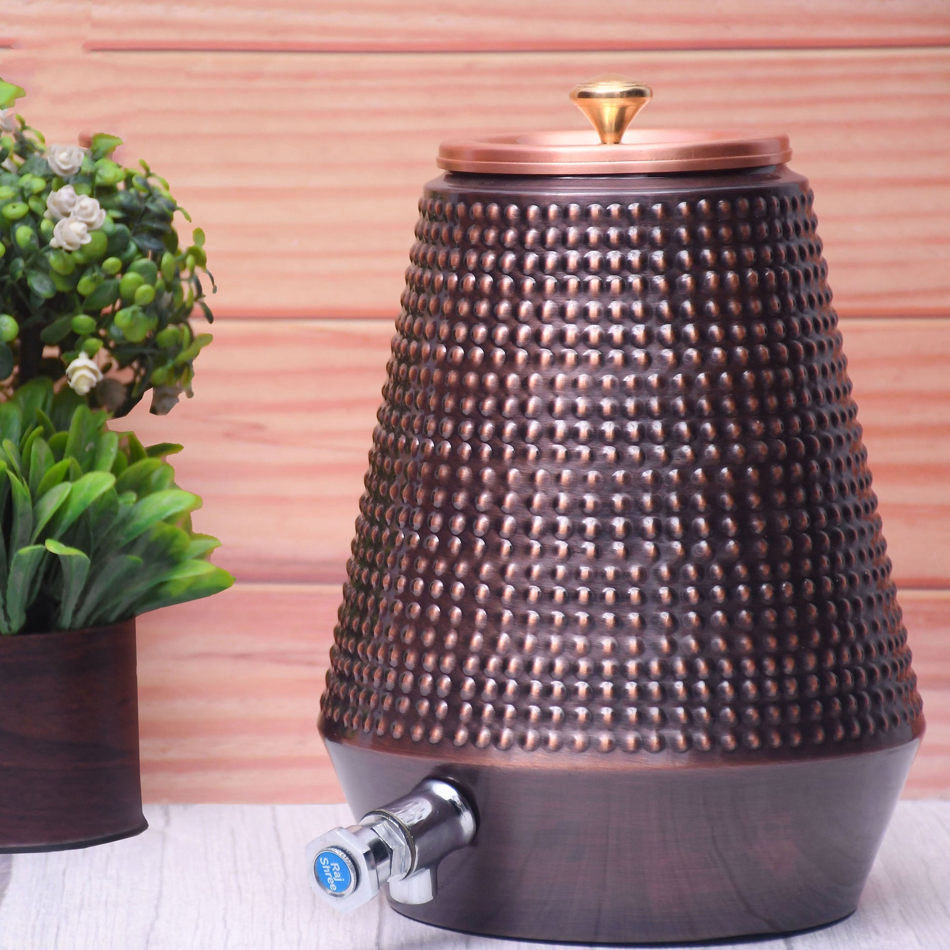 SAMA Homes - pure copper conical antique bubble designed capacity 5000 ml