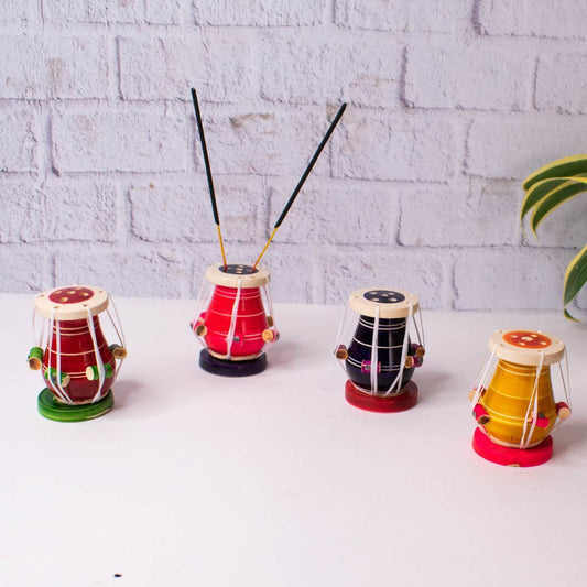 Wooden Incense Stick Holder Tabla-Medium (Set Of 10)