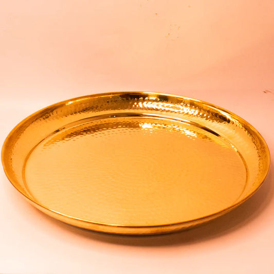 SAMA Homes - brass puja thambulam plate