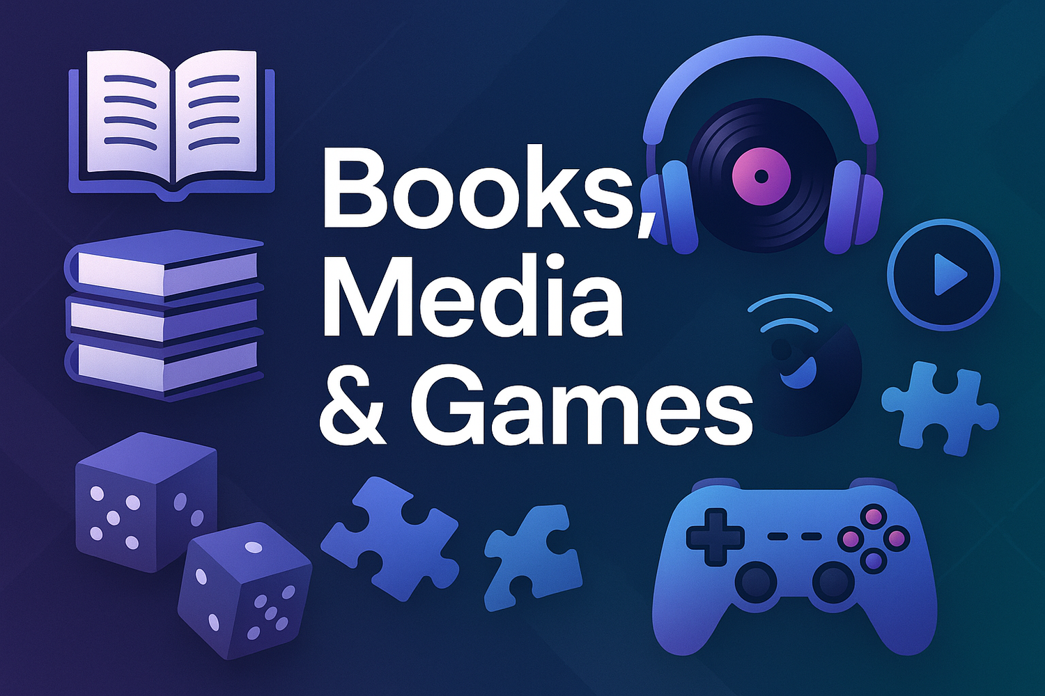Books, Media & Games