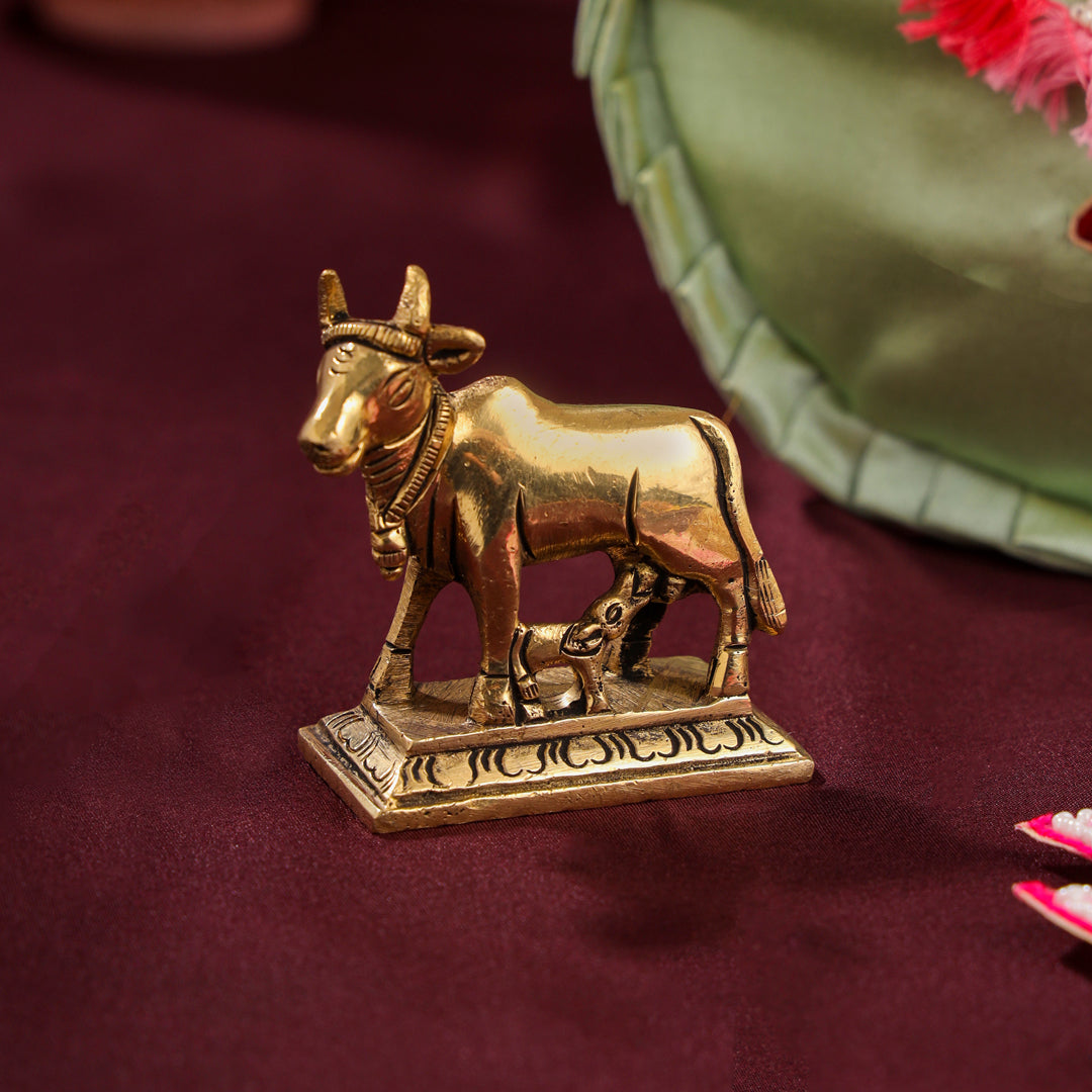 Brass Cow Shrinathji Festive Potli/Hamper