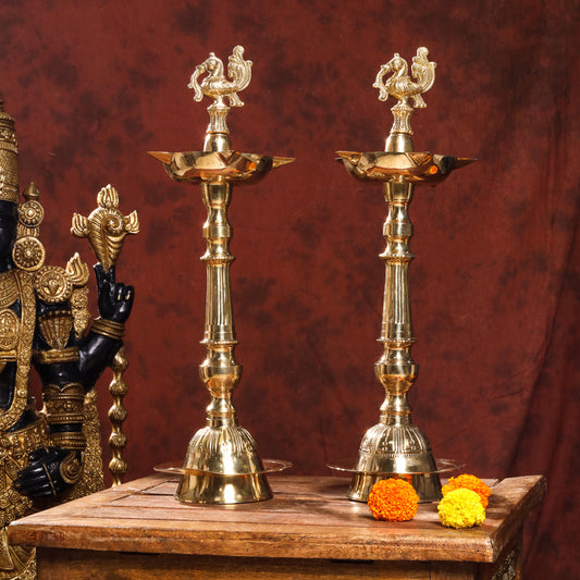 Brass Daana Kaashi Samai Pair