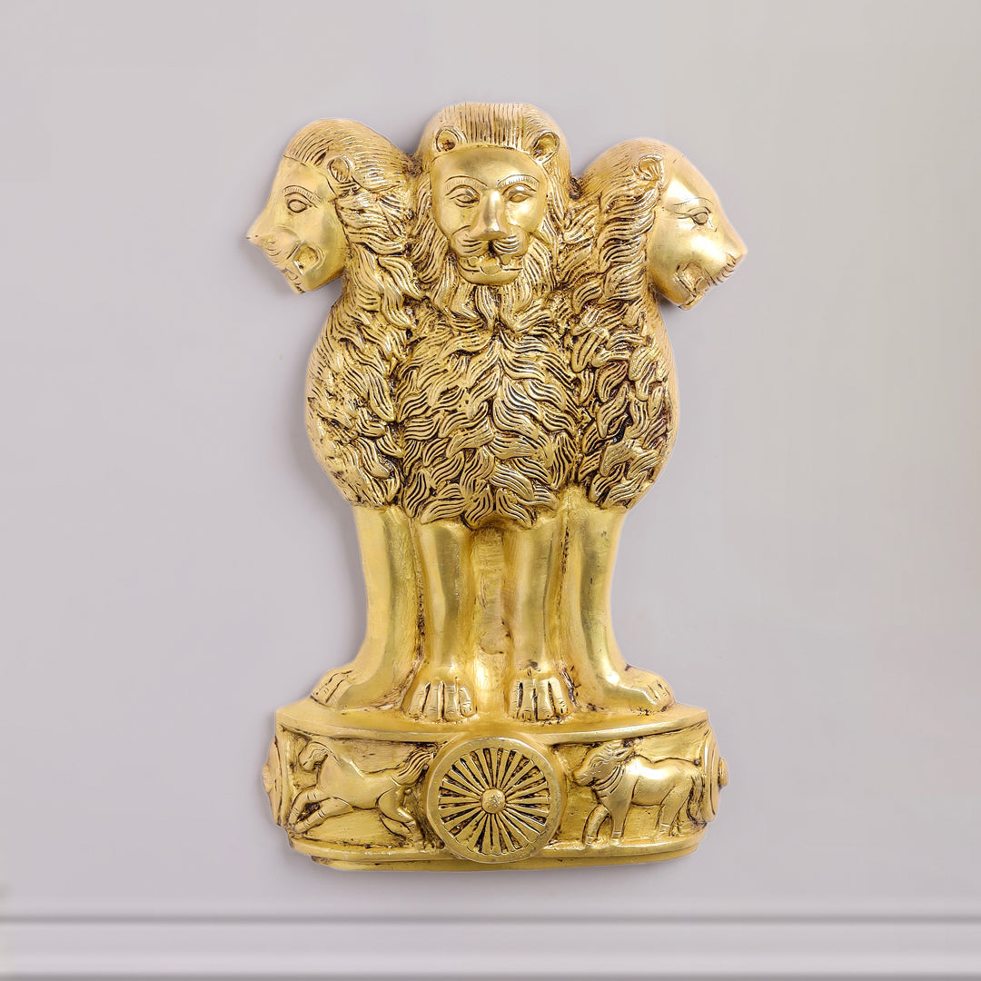 Brass Ashok Stambh Wall hanging (16 Inch)