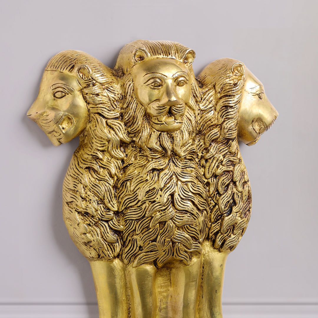 Brass Ashok Stambh Wall hanging (16 Inch)