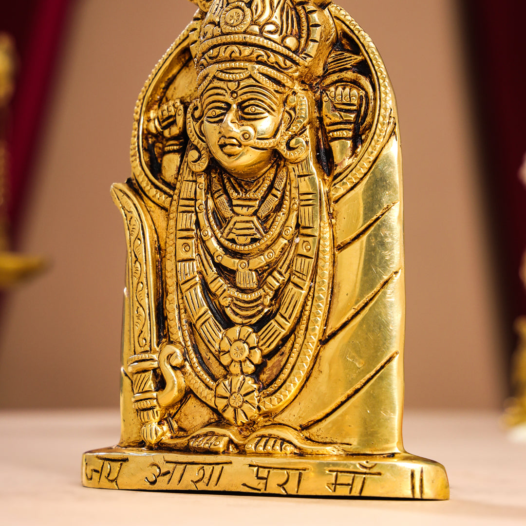 Brass Aashapura Maa Idol (7 Inch)