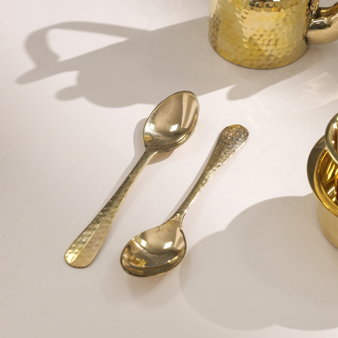 Handcrafted Brass Tea Pot & Davara Set – Luxury Corporate Gift Hamper for Tea Lovers