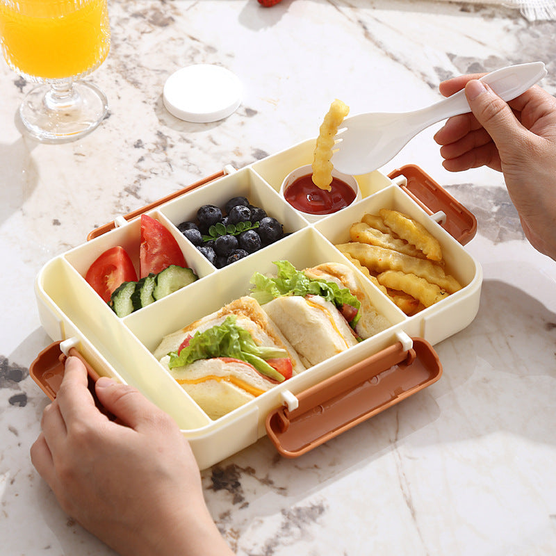 Student Lunch Box Salad Portable Lunch Box Microwave Oven