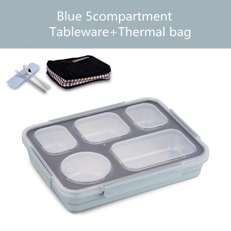 304 Stainless Steel Insulated lunch Box Student Lunch Box With Lid