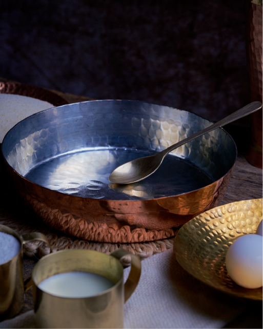 sama homes copper baking tray
