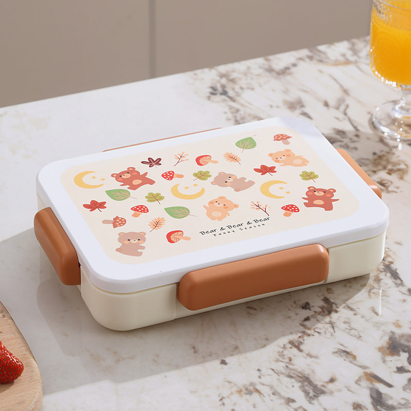 Student Lunch Box Salad Portable Lunch Box Microwave Oven