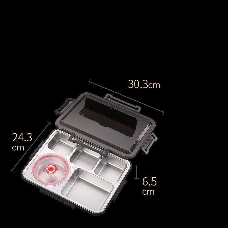 Stainless Steel Student Large Capacity Split Lunch Box Set