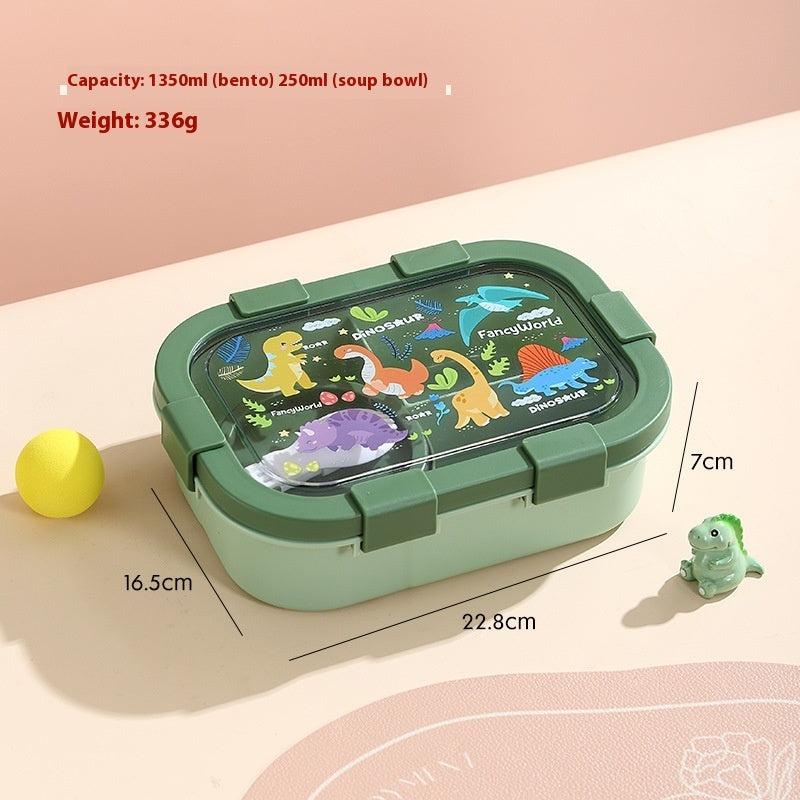 Cartoon Compartment Heating Lunch Box