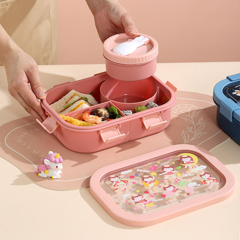 Cartoon Compartment Heating Lunch Box