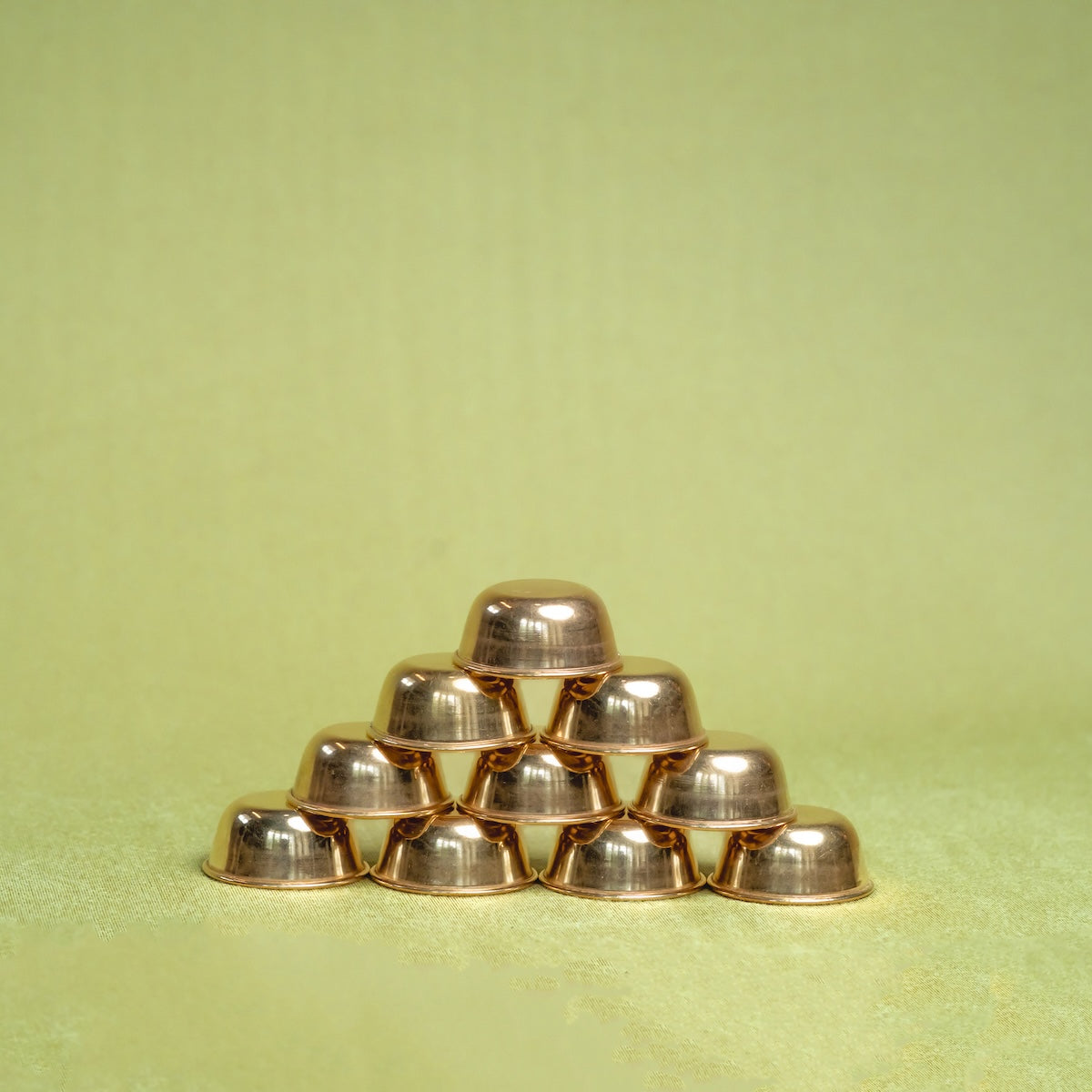 Brass Bowl Mini Set Of 10