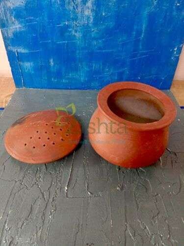 Clay Rice Pot with Strainer Plate