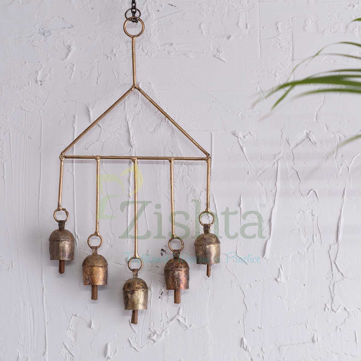 Copper Coated Iron Chimes - Danti 5 bell