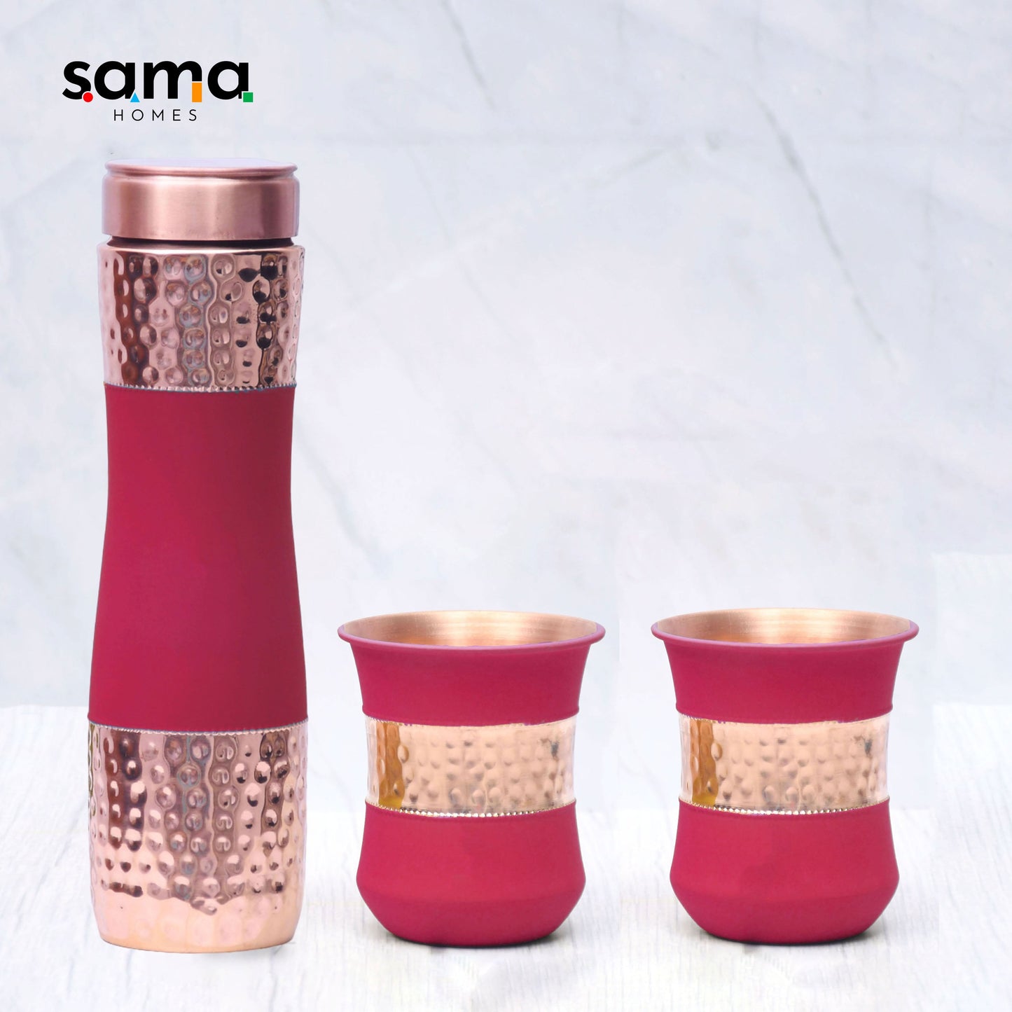 Copper Red Silk Bottle 