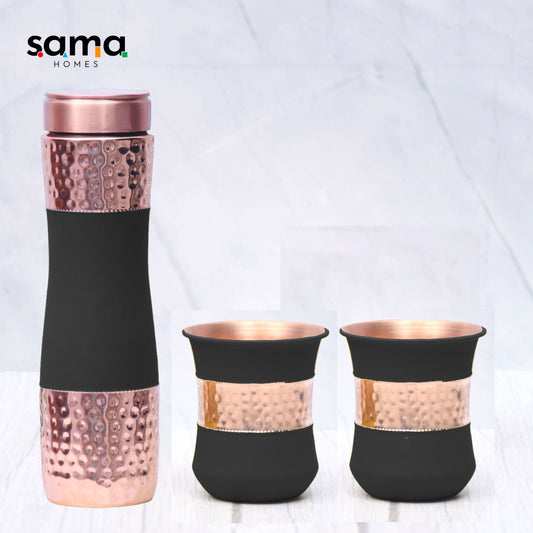 Copper Black Silk Bottle