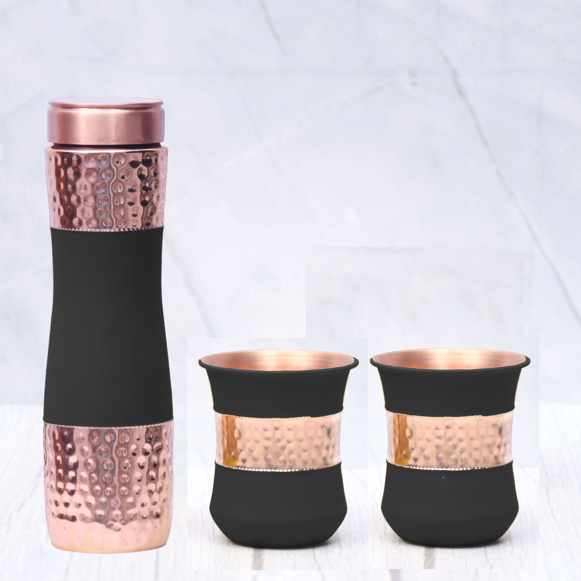 Copper Bottle Set 