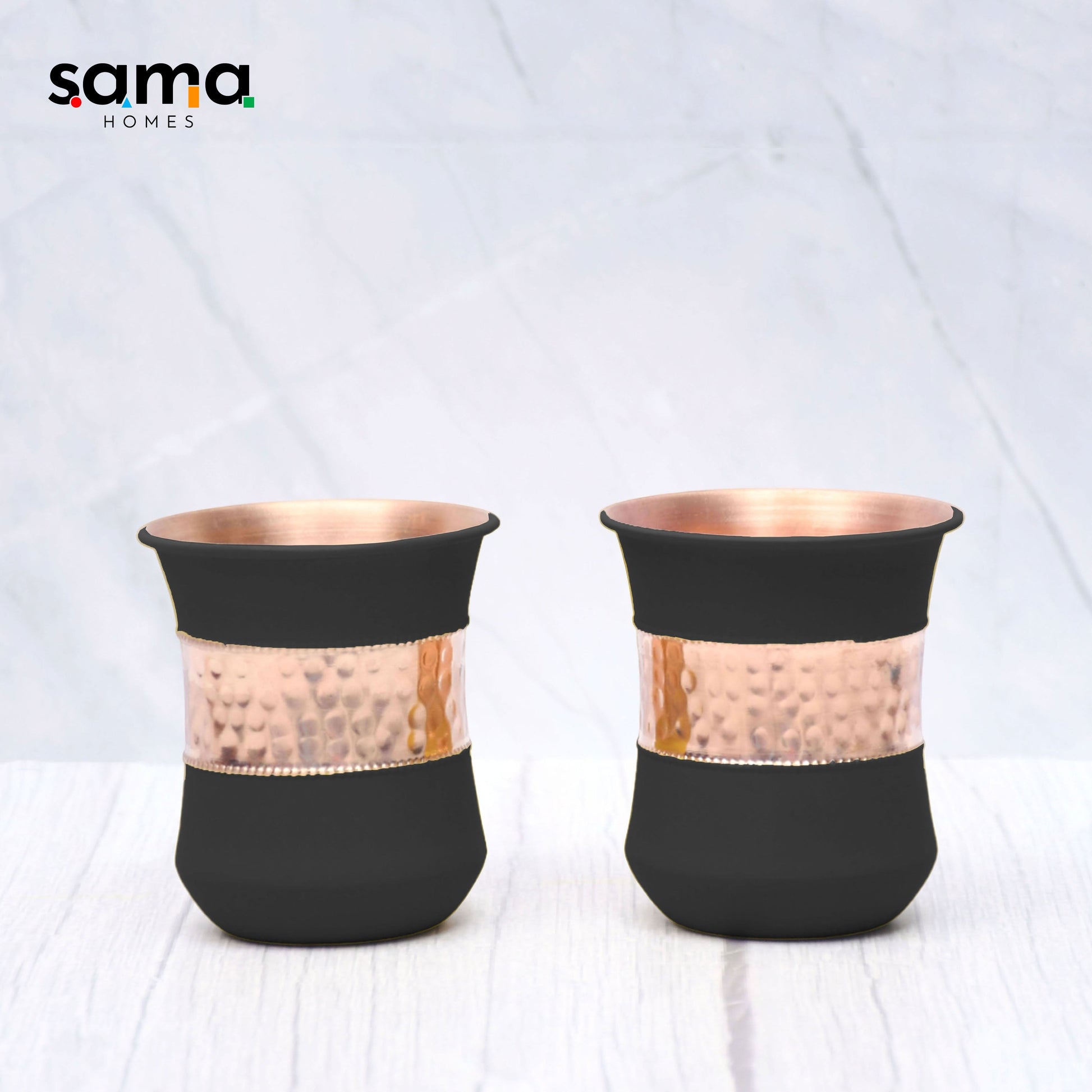 Copper Bottel Set With 2 Glasses