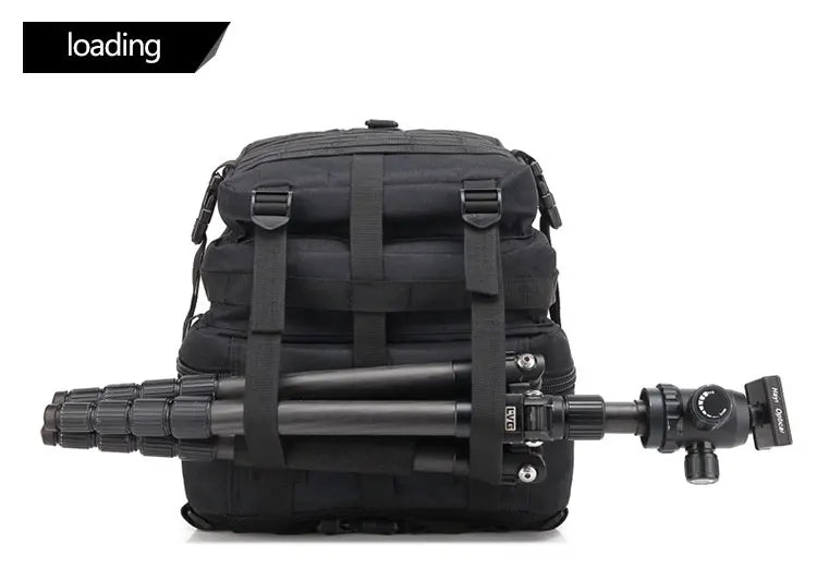 Large Capacity Waterproof Tactical Backpack for Men, 3P Softback, Outdoor Bug Rucksack, Hiking, Camping, Hunting Bags, 50L