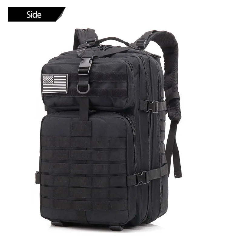 Large Capacity Waterproof Tactical Backpack for Men, 3P Softback, Outdoor Bug Rucksack, Hiking, Camping, Hunting Bags, 50L