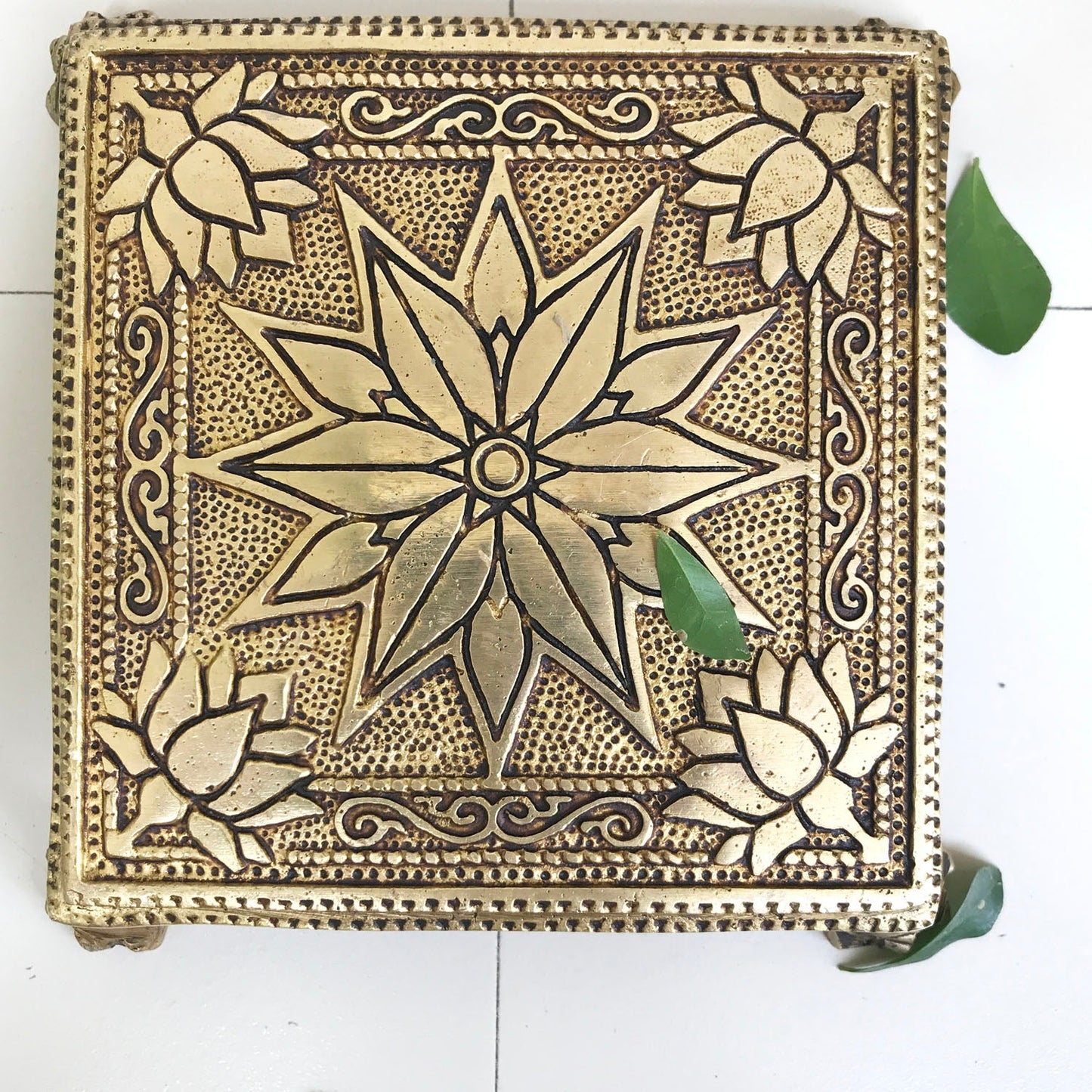 Brass Chowki For Laddu Gopal 