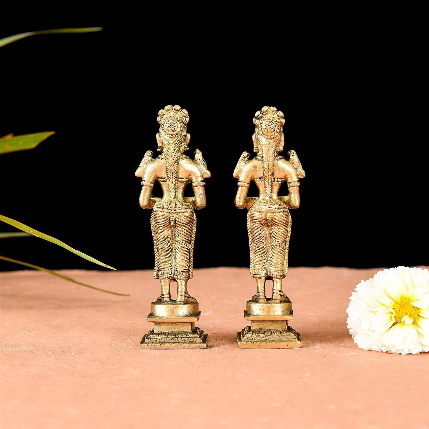 Brass Deep Lakshmi Pair (5 Inch)